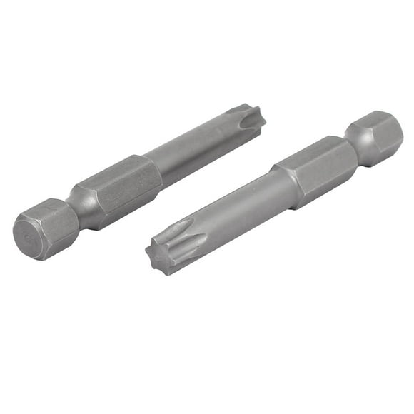 uxcell 3 Pcs T30 Magnetic 5.5mm Tip 6.3mm Hex Shank Torx Screwdriver Bits uxcell 3 Pcs T30 Magnetic 5.5mm Tip 6.3mm Hex Shank Torx Screwdriver Bits